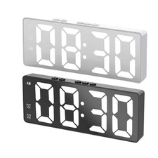 Réveil LED Numérique avec Double Fonction Alarme et Affichage Température Int