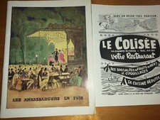 Programme 1959 Théâtre 2 sur une Balançoire William Gibson Annie Girardot
