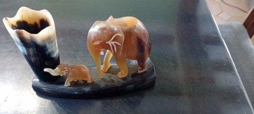 Sculpture éléphants - éléphants, en
