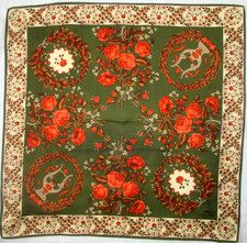 LONGCHAMP  foulard  soie  en