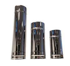 Conduit Doublure Acier Inoxydable Rigid Poêle Tuyau Cheminée Multi Fuel Tube