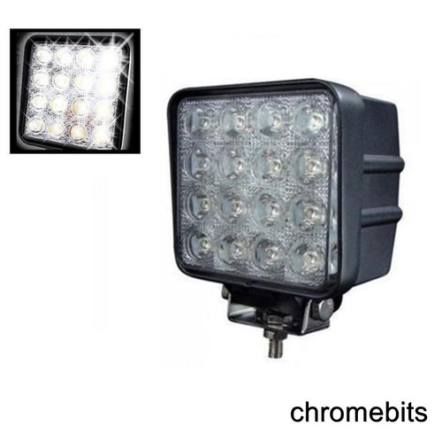 48w carré led 12v - carré, 12v/24v