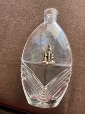 BEAU FLACON VIDE EAU DE LOURDES AVEC VIERGE MARIE