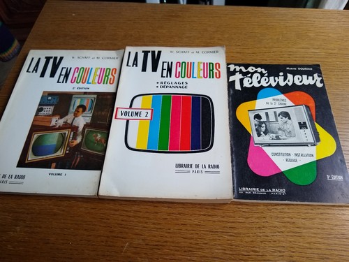 Lot livres mon - 3, televiseur"