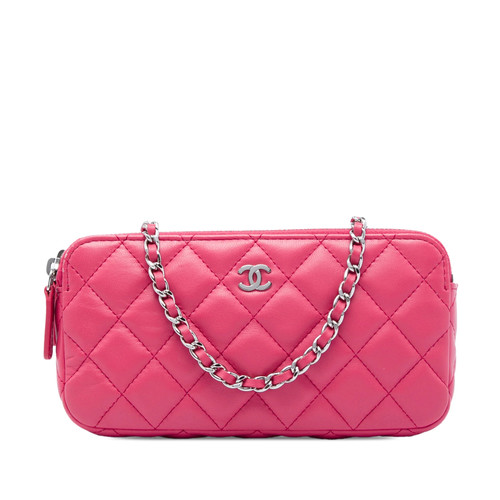 Chanel matelassé cuir - cc,