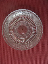 ++"533.16"GRANDE COUPELLE BOBECHE EN VERRE POUR LUSTRE A PAMPILLES "DIAM. 20 CM"