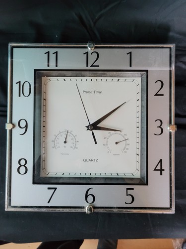 Rare horloge carré murale - rare,