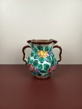 Ancien Vase Barbotine en