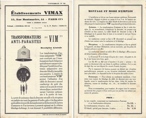Publicité ancienne vimax - publicité, _