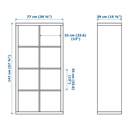 étagère ikea kallax - ikea,
