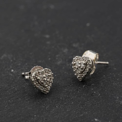 Boucles oreilles clous cœur - d'oreilles,