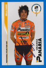 CYCLISME carte cycliste GRILLO PARIDE équipe Ceramica PANARIA Signée