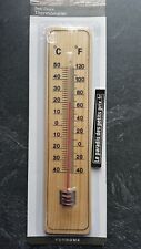 Thermomètre,thermomètre en bois 22 x 5 cm,intérieur / extérieur,- 40°C à + 50 °C