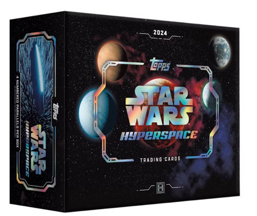 Star wars hyperspace - star, topps