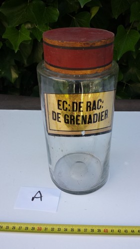 Ancien grand bocal de - a/,