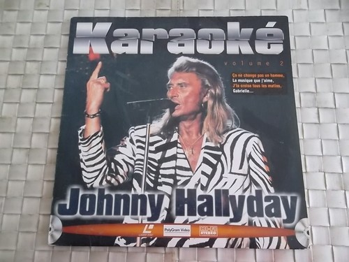 Johnny hallyday laser disc - johnny,