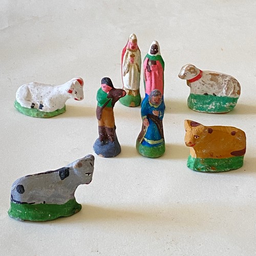 Lot anciens santons - 8, de