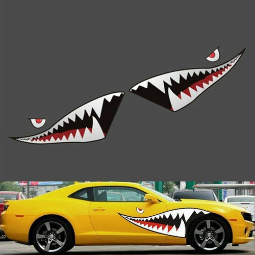 2pcs shark sticker - shark,
