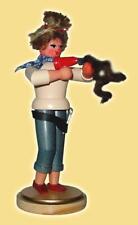 Femme Qui Fume Coiffeuse Avec Sèche-cheveux Hauteur = 22cm Neu Caractère de