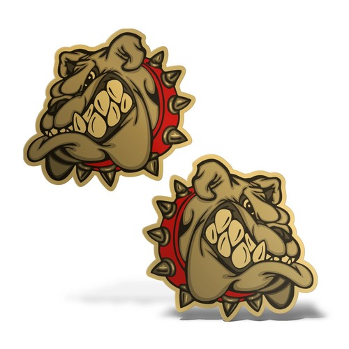 Autocollants bulldog cane - bulldog,