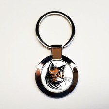 Porte-clés acier inoxydable