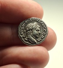 Denier Caracalla PMTRPXVIIII-COS-IIII-PP, Monnaie Romaine, Roman Coin