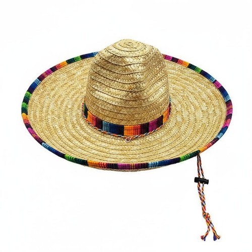 Chapeau mexicain tressé - mexicain,