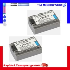 2x NP-FP50 1000mah Batterie pour Sony NPFP50 NP-FP30 NP-FP60 NP-FP70 NP-FP71
