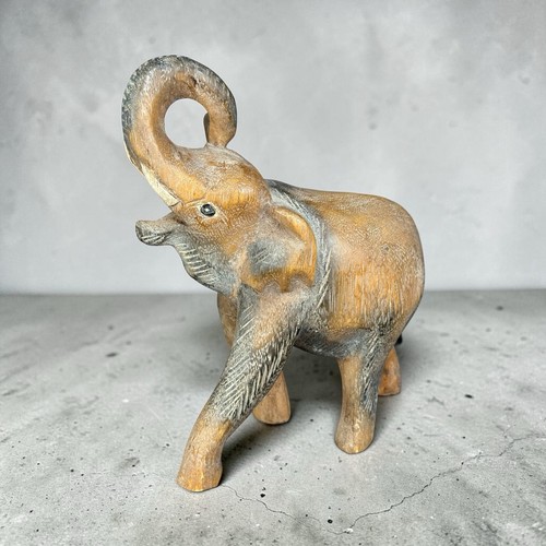 Statue éléphant bois - Éléphant,