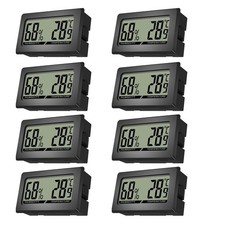 Hygromètre LCD Numérique D'intérieur Pour Bureau Chambre Bébé