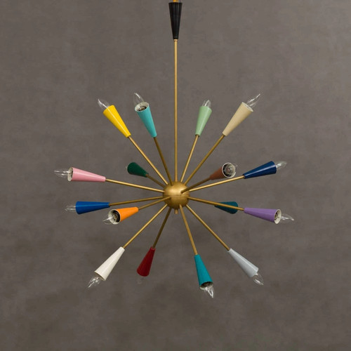 Lustre spoutnik coloré dans - spoutnik,