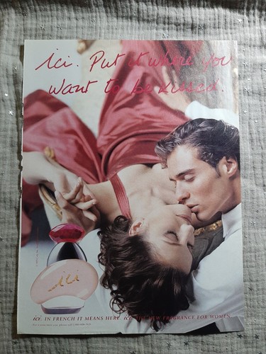 Publicité papier parfum - publicité,