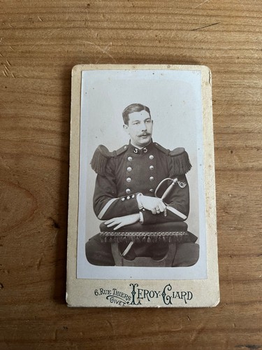 Photo ancienne cdv militaire - photo,