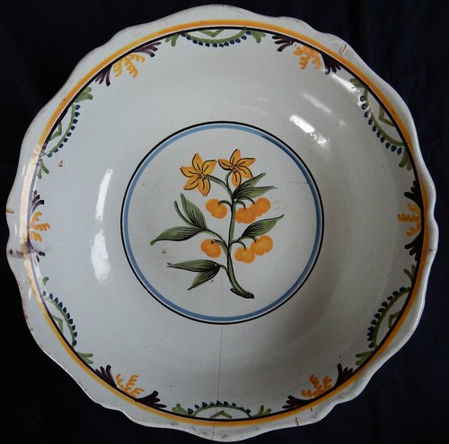 Grand saladier plat - plat, creux