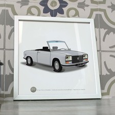 Poster Peugeot 304 cabriolet