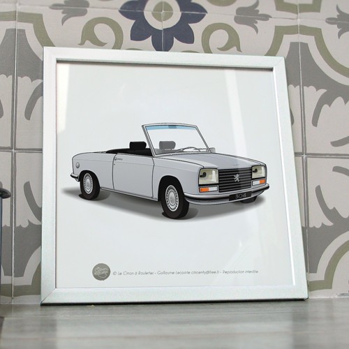 Poster peugeot 304 - peugeot, cabriolet