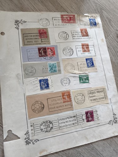 Gros lot ancien timbres