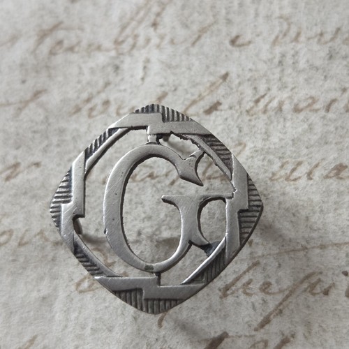 Monogramme lettre métal - monogramme, g