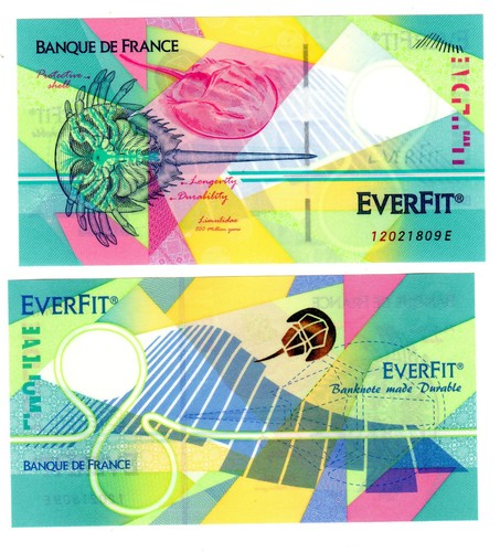 Banque france echantillon - france,