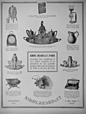 PUBLICITÉ 1927 KIRBY BEARD BRIQUET DOUGLAS SHAKER PENDULETTE CAFETIÈRE CONA