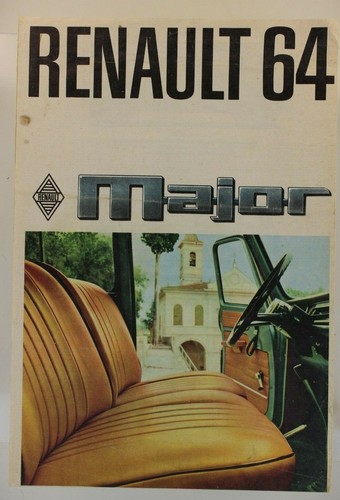 Prospectus brochure renault - brochure, 64