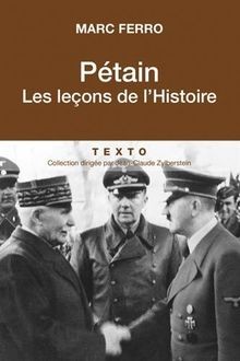 Pétain les leçons de - les,