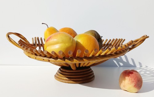 Corbeille fruits vintage - corbeille, à