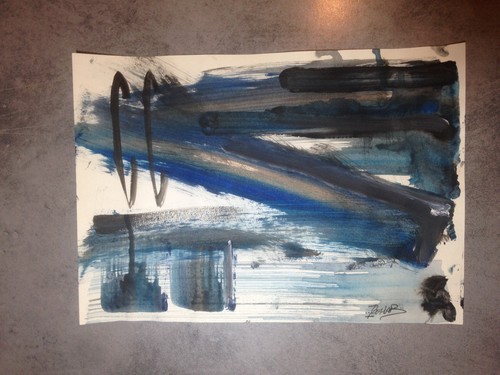 Peinture signée art - -,