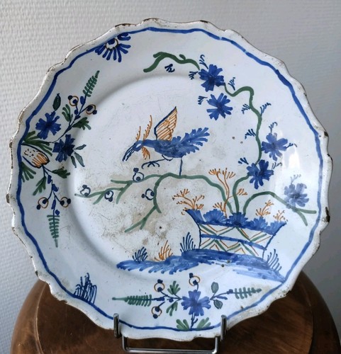 Nevers assiette faïence - nevers,