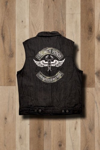Gilet jean blac label - blac,