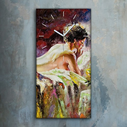 Horloge murale sur toile - , 30x60