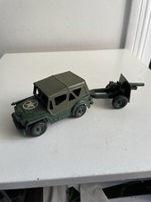 britains 1/32 Jeep Austin Champ Et Canon Lot 2