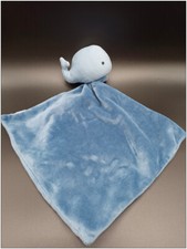 Doudou Baleine Rayures Bleu &
