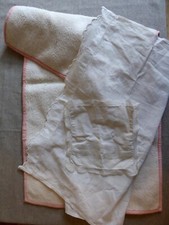 Ancienne parure linge de lit